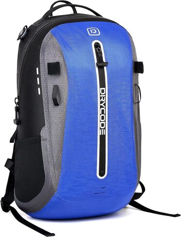 DRYCODE حقيبة جافة مقاومة للماء، خفيفة الوزن من مادة TPU المقاومة للماء مع سحاب محكم، حقيبة ظهر جافة عائمة مع حافظة هاتف للتجديف، التخييم، القوارب، المشي لمسافات طويلة in Kuwait