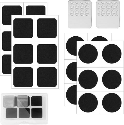 26PCS Bicycle Tire Repair Kit Glueless Bike Tube Patches Inner Tube Flat Tire Repair 24pcs Self Adhesive Bicycle Tire Patches and 2pcs Metal Rasps for Road Mountain and BMX Bicycles in Saudi Arabia