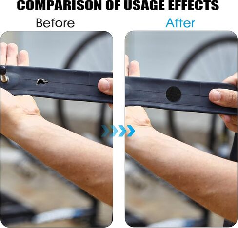 26PCS Bicycle Tire Repair Kit Glueless Bike Tube Patches Inner Tube Flat Tire Repair 24pcs Self Adhesive Bicycle Tire Patches and 2pcs Metal Rasps for Road Mountain and BMX Bicycles in Saudi Arabia
