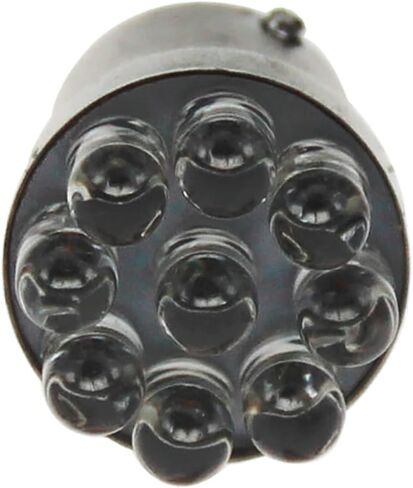 أبيض Rv 1156 P21W وقوف السيارات الخلفي Blub في الخط LED 9 بواعث DC 12V 1073 1619 7527 89 5007 D025-W (حزمة من 10) in Saudi Arabia