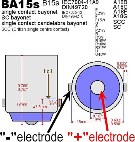 أبيض Rv 1156 P21W وقوف السيارات الخلفي Blub في الخط LED 9 بواعث DC 12V 1073 1619 7527 89 5007 D025-W (حزمة من 10) in Saudi Arabia