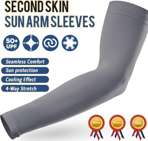 Compression Arm Sleeves for Sun Protection with UV Cover - Cooling Tattoo Cover Up Sleeves for Working Out, Football in Saudi Arabia