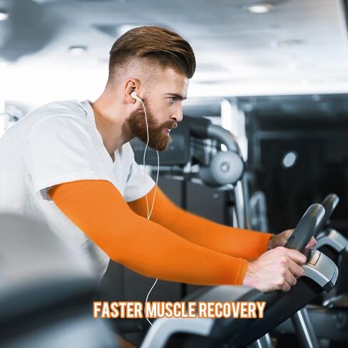 أكمام ذراع مضغوطة للحماية من الشمس مع غطاء من الأشعة فوق البنفسجية - أكمام تغطية وشم باردة للتمرين وكرة القدم in Kuwait