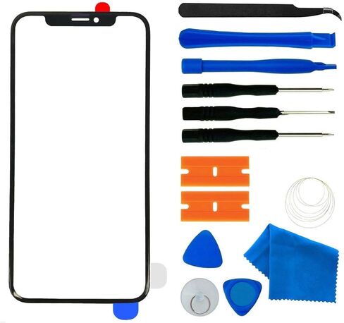 استبدال زجاج شاشة iPhone 12 الأصلي، طقم إصلاح استبدال شاشة زجاج العدسة الخارجية الأمامية لسلسلة Apple iPhone 12 (6.1 بوصة) in Saudi Arabia