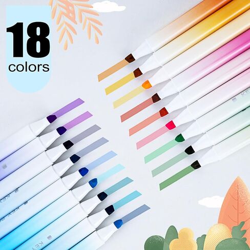 EOOUT (18Pack) Pastel Highlighters, Highlighters Assorted Colors, Aesthetic Highlighters for Bible for Journal Planner School Office Supplies in Saudi Arabia