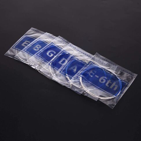 10 حزم مجموعة كاملة أورفي كاي EW7400 سبائك النيكل الفولاذ المقاوم للصدأ سلاسل الغيتار الكهربائي اضافية عادية 009-046 in Kuwait