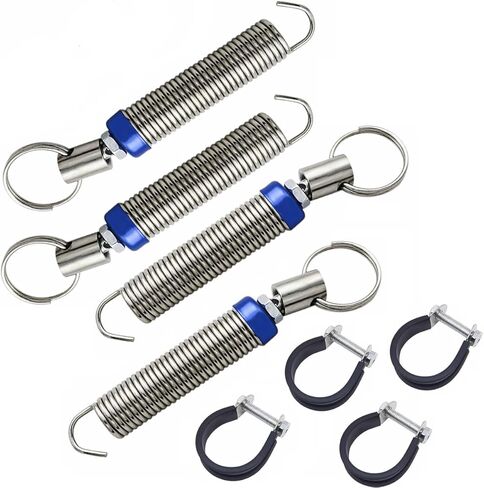 مجموعة زنبركية معدنية لغطاء صندوق السيارة مكونة من 8 قطع من QISF، مجموعة غطاء صندوق السيارة من الفولاذ المقاوم للصدأ قابلة للتعديل، أداة فتح جهاز رفع زنبركي أوتوماتيكي لغطاء تلقائي يتم التحكم فيه عن بعد in Kuwait