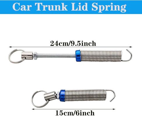 مجموعة زنبركية معدنية لغطاء صندوق السيارة مكونة من 8 قطع من QISF، مجموعة غطاء صندوق السيارة من الفولاذ المقاوم للصدأ قابلة للتعديل، أداة فتح جهاز رفع زنبركي أوتوماتيكي لغطاء تلقائي يتم التحكم فيه عن بعد in Kuwait