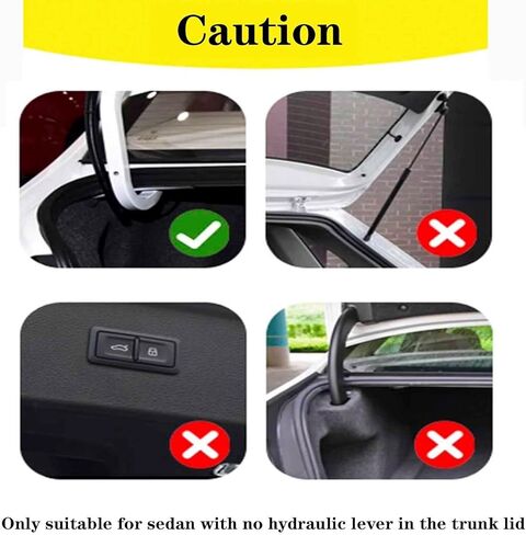 مجموعة زنبركية معدنية لغطاء صندوق السيارة مكونة من 8 قطع من QISF، مجموعة غطاء صندوق السيارة من الفولاذ المقاوم للصدأ قابلة للتعديل، أداة فتح جهاز رفع زنبركي أوتوماتيكي لغطاء تلقائي يتم التحكم فيه عن بعد in Kuwait