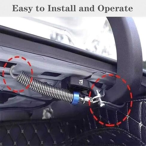 مجموعة زنبركية معدنية لغطاء صندوق السيارة مكونة من 8 قطع من QISF، مجموعة غطاء صندوق السيارة من الفولاذ المقاوم للصدأ قابلة للتعديل، أداة فتح جهاز رفع زنبركي أوتوماتيكي لغطاء تلقائي يتم التحكم فيه عن بعد in Kuwait