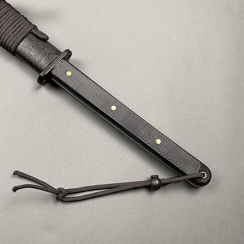 موشا كاتانا الساموراي التكتيكية مقاس 39.5 بوصة مصنوعة يدويًا مع شفرة تانغ كاملة من الفولاذ الكربوني 1045. للمجموعات للمبتدئين، ممارسة التدريب على قطع حصيرة القش (كاتانا) in Kuwait