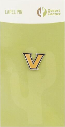 دبابيس طية صدر السترة من جامعة فاندربيلت بشعار Commodores VU مصنوعة من المعدن (دبوس A) in Saudi Arabia