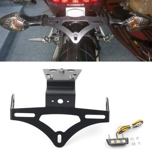 متوافق مع هوندا CBR650F CB650F 2014-2018 مجموعة إزالة الحاجز حامل لوحة الترخيص الذيل الخلفي مرتب in Saudi Arabia