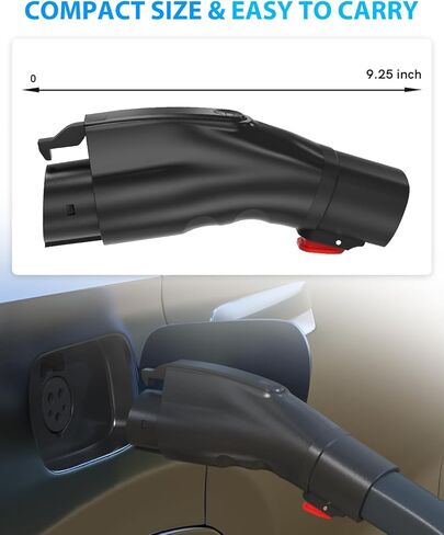 محول Tesla إلى J1772 - محول شحن Tesla إلى J1772 مع قفل أمان لـ J1772 EVs وPHEVs، حتى 60A/250V AC، محول شاحن Tesla لشاحن وجهة موصل الهاتف المحمول Tesla in Kuwait