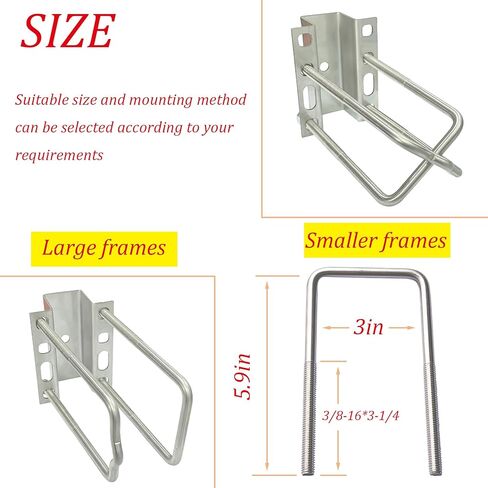 Boat Trailer Guide 60",316L Stainless Steel Trailer Post Guide on,White UPVC Tube Trailer Guide Bars,Suitable for Boats,Canoe,Fishing Boat,Kayak,Ski Boat and More in Kuwait