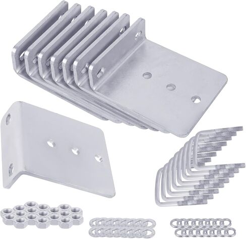 طقم دعامات بطابقين لمقطورة القارب - 8 عبوات، مجلفن من النوع L مقاس 8 بوصات يناسب 3 × 3 أعضاء متقاطعة in Kuwait