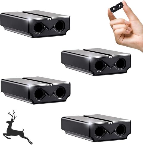 Deer Whistles for Car - Deer Horn for Vehicles, Trunks, Motorcycle, SUV, Deer Deterrent Warning Devices Animal Alert for Cars with Extra Tapes（4 Pack） in Saudi Arabia