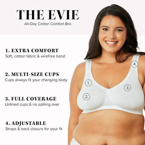 LEADING LADY The Evie - All-Day Cotton Comfort Bra. in Kuwait