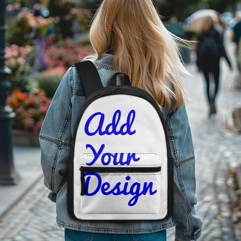 FOR U DESIGNS Kids Travel School Backpack Shoulder Bag for Girls Cute White Puppy Dog Print in Kuwait