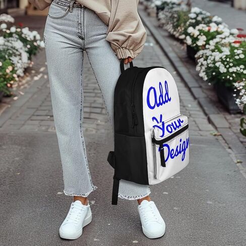 FOR U DESIGNS Kids Travel School Backpack Shoulder Bag for Girls Cute White Puppy Dog Print in Kuwait