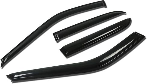 Auto Dynasty 4 PCS Tape on Window Vent Visor Deflector Rain Guard Compatible with Honda Element in Saudi Arabia