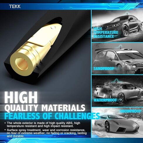 Tekk Short Antenna Compatible with Ford F150 Pickup Truck 1997-2023 | Designed for Optimized FM/AM Reception | 4.8 Inches in Kuwait