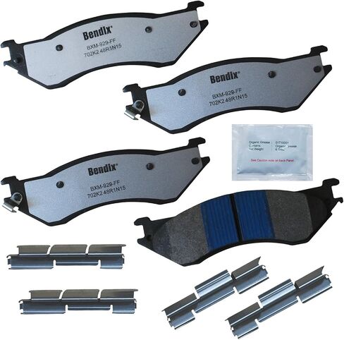 Bendix Fleet Metlok MKD1335FM Brake Pads for Ram 4500 2010-2008,Ram 5500 2010-2008,Ram 700 2018-2017,4000 2018-2015,4500 2023-2011,5500 2023-2011,Sterling Truck Bullet 45 2010-2008,Bullet 55 2010-2008 in Kuwait