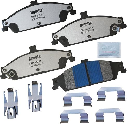 Bendix Fleet Metlok MKD1335FM Brake Pads for Ram 4500 2010-2008,Ram 5500 2010-2008,Ram 700 2018-2017,4000 2018-2015,4500 2023-2011,5500 2023-2011,Sterling Truck Bullet 45 2010-2008,Bullet 55 2010-2008 in Kuwait