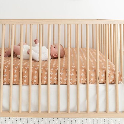 Crane Baby Safari Animal Crib Sheet, Fitted Crib Sheets, 28x52 Standard Size Crib Sheets, Cotton Nursery Bedding, Safari Nursery Decor, Safari Crib Sheets, Crib Sheets Cotton in Saudi Arabia
