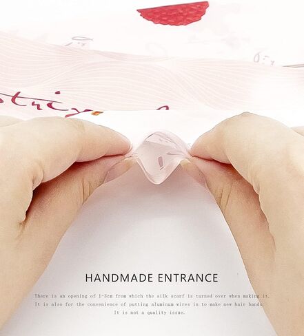 Women's Designer Hair Tie Neckerchief Handbag Handle Ribbon Fashion Scarf (A-WHITE) in Saudi Arabia