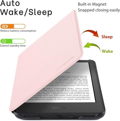 CoBak Case for All New Kindle 11th Generation 2022 Release Only - Ultra Slim PU Leather Smart Cover with Auto Sleep and Wake, Premium Protective Case for Kindle 2022 in Saudi Arabia