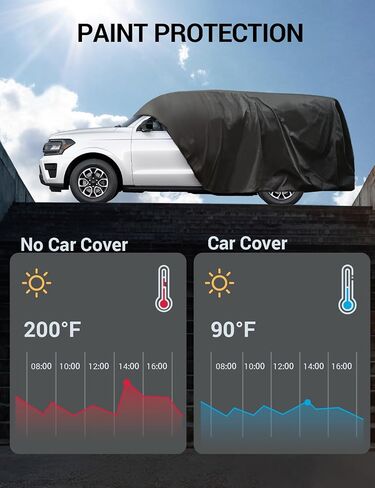 Proadsy Car Cover Compatible with Nissan Altima 1998-2023 6 Layers Windproof All Weather Waterproof Sun Rain UV Dust Snow Protection Outdoor Covers in Kuwait