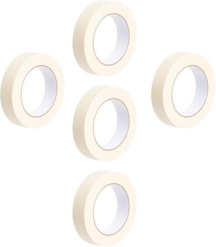 Masking Tape, 0.39 Inch x 13 Yards x 12 Rolls, Multicolor, 10 mm Painters Tape Bulk, No Residue, Craft Tape for Artist DIY Crafts, Arts, Decorations, Total 511 Feet in Saudi Arabia