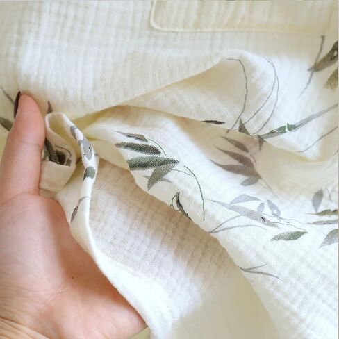 Women's Summer Cotton Kimono Robes Floral Pajamas Khan Steamed Bathrobe Yukata in Kuwait
