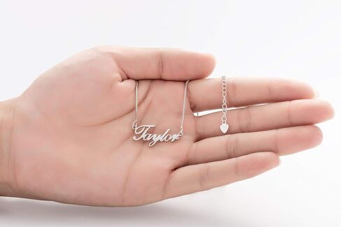 925 Sterling Sliver Custom Name Necklace Personalized Initial Necklaces Pendant Jewelry Gift for Her (Thomas) in Kuwait