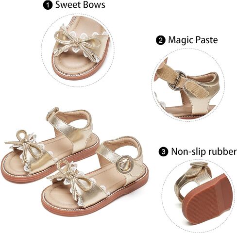 GINFIVE Toddler Girls Sandals Girls Toddler Sandals Little Girls Kids Shoes in Kuwait