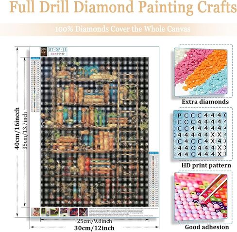 Gamteldot Diamond Painting Kits for Adults Beginner,Diamond Art Pink Diamond Painting Kits,5D Diamond Art Kits DIY Full Drill Diamond Dots Gem Arts Craft for Home Wall Decor Gift-12x16in in Saudi Arabia