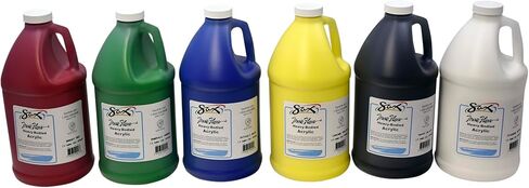 Sax True Flow Heavy Body Acrylic Paint, 1/2 Gallon, Yellow Ochre - 408506 in Kuwait
