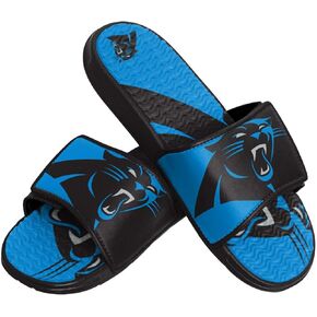 FOCO Boy's NFL Kids Team Logo Sport Shower Gel Slide Flip Flop Sandals