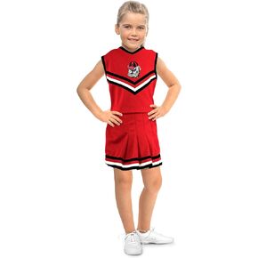 فستان للتشجيع من Little King NCAA للأطفال الصغار/الشباب البنات، قطعتين - مقاسات 2T 3T 4T 6 in Kuwait