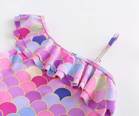 Big Girls One Piece Swimsuit Hawaiian Adjustable Straps Bathing Suit Size 16/7-16 in Saudi Arabia