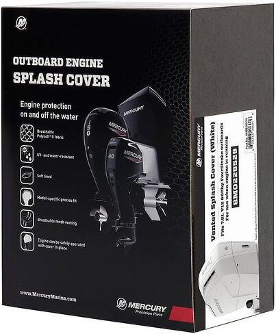 Mercury 8M0228533 4.6L V8 200hp ProXS Outboard Vented Splash Cover in Saudi Arabia