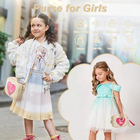 Birthday Gifts for 3 4 5 6 7 8 Year old Girls, Christmas Gift for Girls Kids Little Girls Purse Kid Purse Toddler Purse Cute Purse for Girls Trendy Girls Stuff in Kuwait
