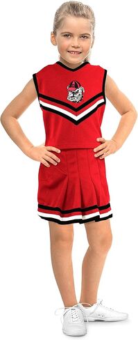 Little King NCAA Toddler/Youth Girls Team 2 Piece Cheer Dress-Sizes 2T 3T 4T 6 in Kuwait