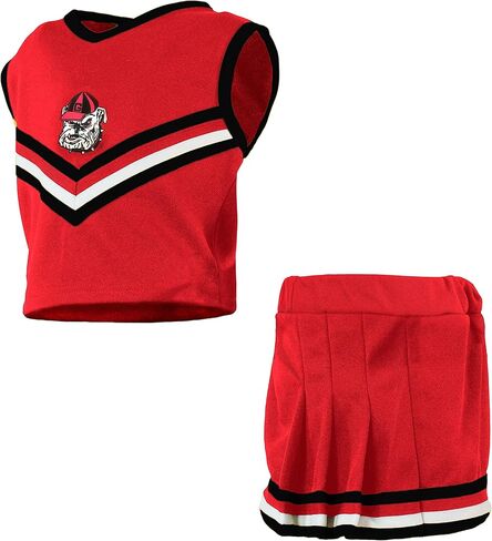 Little King NCAA Toddler/Youth Girls Team 2 Piece Cheer Dress-Sizes 2T 3T 4T 6 in Kuwait