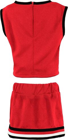 Little King NCAA Toddler/Youth Girls Team 2 Piece Cheer Dress-Sizes 2T 3T 4T 6 in Kuwait