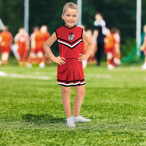 Little King NCAA Toddler/Youth Girls Team 2 Piece Cheer Dress-Sizes 2T 3T 4T 6 in Kuwait