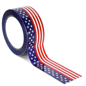 Whaline 109 Yard Blue Floral Packing Tape Chinoiserie Flower Pattern Tape Vintage Floral Waterproof Shipping Tape for Small Business DIY Crafts Box Carton Decor