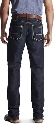 Ariat ذكر حديد التسليح M4 مريح DuraStretch Edge Boot Cut Jean Maritime 31W x 38L in Kuwait