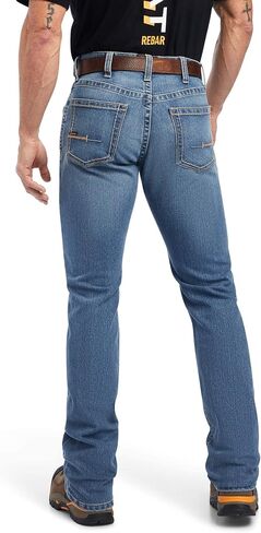 Ariat ذكر حديد التسليح M4 مريح DuraStretch Edge Boot Cut Jean Maritime 31W x 38L in Kuwait